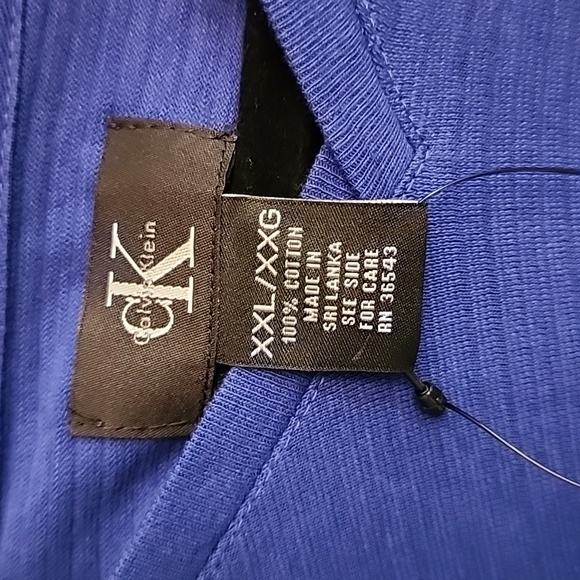 Calvin Klein Blue Short Sleeve Tee - Picture 3 of 9